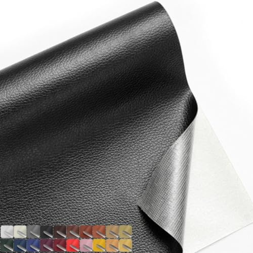 50x50cm Leder Patch Selbstklebend, Wasserdichtes Leinwand Flicken Kunstleder Selbstklebend Leder, Reparatur Patch Selbstklebende Lederflicken für Sofas, Handtaschen, Autositze Möbel
