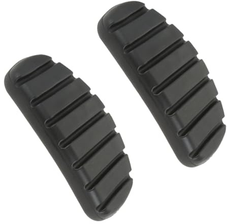 Adunsiaoto 2 Stücke Auto-Kupplungs-Brems-Pedal-Gummi-Pad-Abdeckungen, Abdeckung Bremspedalbelags, Kupplungs-Brems-Pedal-Gummipad-Abdeckung, Universal Auto Bremse Kupplung Pedal Anti-Rutsch-Gummimatte