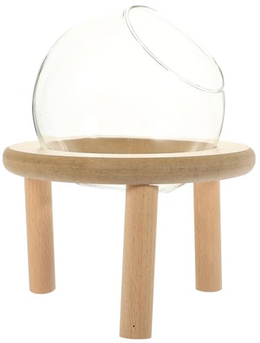 BESPORTBLE Hamster Badewanne, Hamster Bad, Transparente Glas Haustier Badezimmer Sandbadbehälter Sandbadebox Hamstersand Badebehälter für Goldene Bären, Gerbil