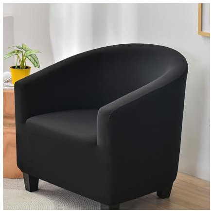 Mswborml Weich Hussen für Clubsessel Cocktailsessel, Universel Cocktailsessel Husse Bezug mit Elastischem Boden, Spandex Cocktailsessel Bezug Stretch, Waschbar Bezug für Cocktailsessel Clubsessel,K