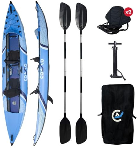 WattSUP Coasto Lotus Personen Kajak aufblasbar Drop-Stich Kanu Boot Kayak