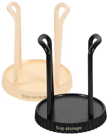 Cabilock Distributore Portabicchieri di Carta 2 Pezzi in ABS Resistente e Conveniente per Uso Domestico e Negozi di Sandwich, Design Moderno