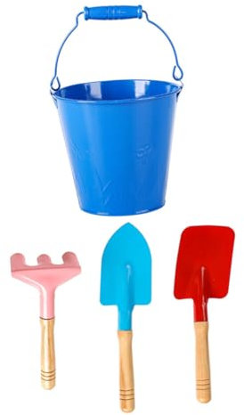 UPKOCH 1satz Mädchen Gartenwerkzeuge Teiliges Mit Handspaten Mini-hacke Und Rechen Für Outdoor-pflanzung Und Gartenarbeit Für Mädchen