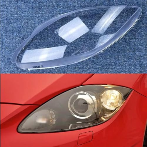 CHROX Für Seat Leon 2009–2012, Auto-Scheinwerfergehäuse, Auto-Frontscheinwerfer-Abdeckung, Glas, Lampenschale, Linse, Glaskappen, Licht, Lampenschirm Auto klare Linsen hülle Abdeckung
