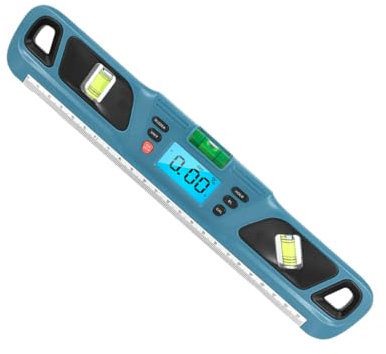 OSALADI Backlit Level Ruler Level Mini Spirit Bubble Horizontal Measuring Instrument