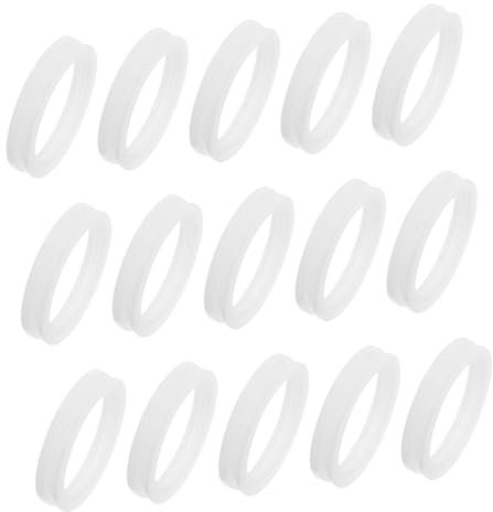 ULDIGI 72pcs Sealing Gaskets for Solar Water Heaters Replacement Gaskets for Heater Water Seals Compatible Vacuum Tubes Silicone Seal Ring