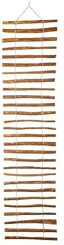 BOGATECO Griglia per traliccio in nocciola per piante rampicanti, 50 x 200 cm, colore marrone, ideale per giardino, balcone e terrazzo, protezione da sguardi indiscreti, 2 misure a scelta