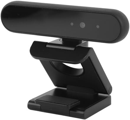 Webcam 4K pour PC, Reconnaissance Faciale, Correction de Lumière Automatique, Alliage en Aluminium USB C Plug & Play HD Webcam pour Les Appels Vidéo et Le Streaming en Direct