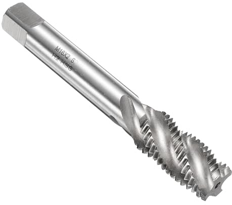 QUARKZMAN Metrisch Gewindeschneider M16 x 2 Gewindebohrer HSS6542-1 Stück | Hochwertiger Maschinengewindebohrer
