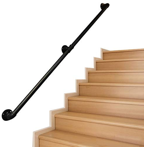 Kit de garde-corps en fer pour escalier intérieur/extérieur fenêtres terrasses escalier balustrade rampe balustrade pour handicapés design antique (30 cm)