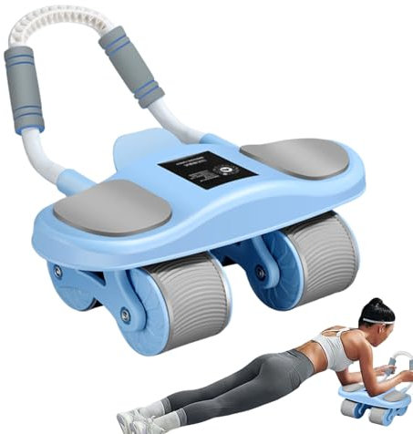 Automatische Rebound Bauchrolle, Wheels Roller Domestic Bauchtrainer, Bauchroller Für Bauchmuskeltraining, Bauchmuskeltrainer Roller Für Männer Und Frauen, Bauchmuskeltraining,42x22x14cm