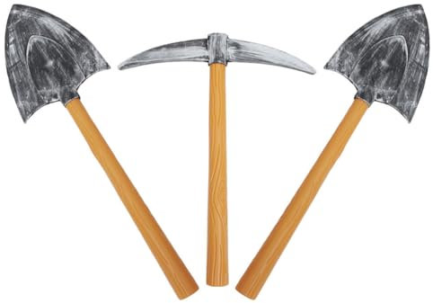 Vaguelly 1 Set di Giocattolo con Vanga e piccone da, Costume da piccone da, Finto di Vanga, di Halloween, Accessori per Cosplay, Articoli per Feste di Carnevale