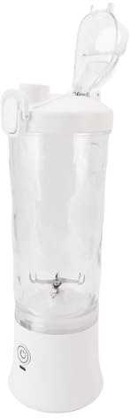 TIKATARER Smoothie Blender, 600 Ml 18000rpm USB C RECHARGable Mini Juicer Cup Portable Blender avec des Lames en Acier Inoxydable Portable Light pour Smoothies