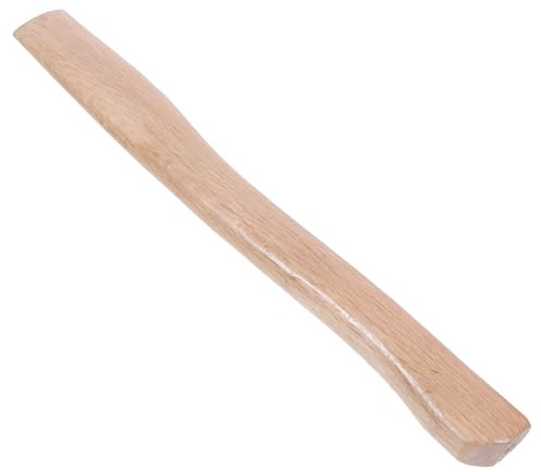 WRITWAA Manche de Hache en Bois de Chêne 360 MM Manche Robuste pour Outils de Jardin Remplacement Solide pour Hache Pelle et Bêche Poignée Ergonomique Naturelle pour Usage Extérieur