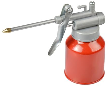 Étain à huile en métal | Réservoir en métal pour pompe à huile anti-fuite de 250 ml avec bec, réservoir de lubrification pour entretien mécanique pour boulons roulements serrures volantes