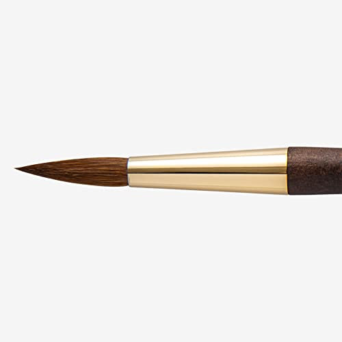 Isabey : Kolinsky Sable Aquarellpinsel, Serie 6227i, feine Spitze, rund, Größe 12