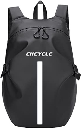 MADBIKE RACING EQUIPMENT Reflective Motorcycle Helmet Backpack Waterproof Large Capacity Riding Bag