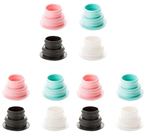 Mobestech 12 STK Verschlussstopfen Ablassen Abflussrohrabdeckung Flexschlauch Wannenablaufstopfen Waschbecken Stecker Flexibler Verschlussstopfen Badewannenstöpsel Deodorant Verbinder