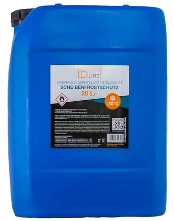 D.LINE Scheibenfrostschutz gebrauchsfertig mit Citrusduft-30°C, 20 Liter