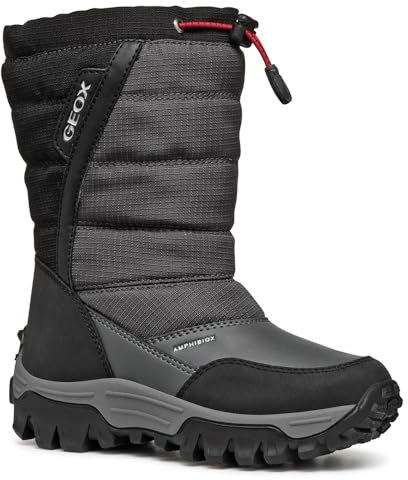 Geox JUNIOR J HIMALAYA BOY B ABX SNOWBOOTS ANTHRACITE/BLACK 28_EU