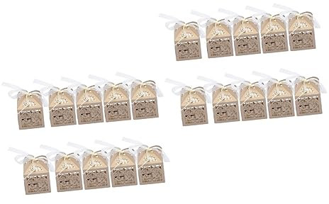 Mobestech 60 Stk Geschenkboxen Für Männer Geschenkboxen Für Die Babyparty Geschenkboxen Mit Deckel Für Geschenkboxen Aus Papier Weihnachten Mann Kleine Geschenkbox