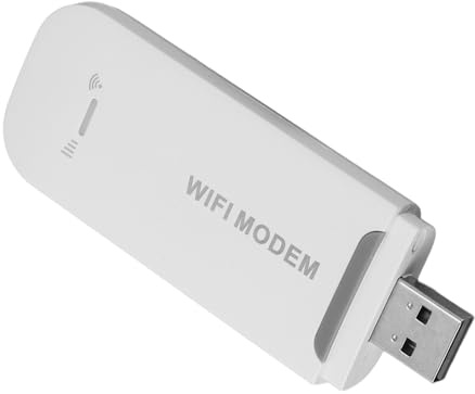 4G LTE USB-WLAN-Modem, Tragbarer 4G-Router mit SIM-Kartensteckplatz, Mobiler Hotspot Im Taschenformat, WPA-WPA2-WLAN-Verschlüsselung, Entsperrter Reise-Hotspot Unterstützt 10