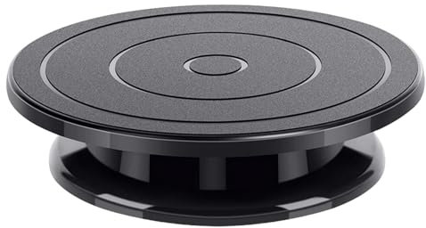 Plato Giratorio para Decorar Pasteles – Soporte Giratorio para Tartas, fácil glaseado y decoración | Bandeja giratoria para Servir Platos giratorios para Hacer Tartas, glaseado, decoración,