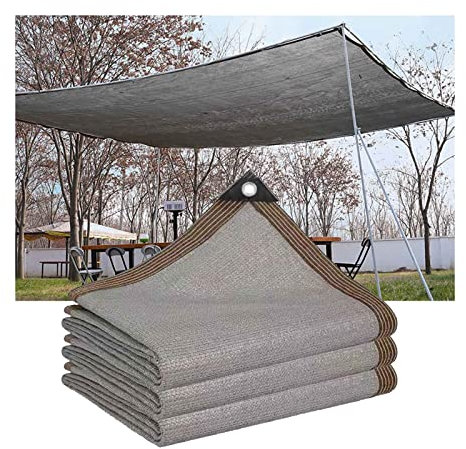 Telo ombreggiante per serra 90% rete parasole 2 x 3 m 6x10 piedi grigio pergola schermo ombreggiante per piante.
