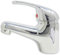 Grifo de baño para lavabo, mezclador monomando cromado