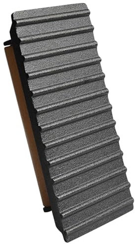 Burgerpresse Gusseisen-Hamburger-Patty-Maker, runde, robuste Steak-Burger-Presse mit Holzgriff, for die Küche, schwere, flache Steak-Speck-Rindfleisch-Presse Für Hamburger, Patties(Square 20x10cm)
