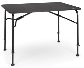 BERGER Campingtisch klappbar Tornio | Extrem Leichter & Kompakter Gartentisch Wetterfest | Eleganter Klapptisch in Carbonoptik | Camping Tisch Ideal für Caping, Terasse, Garten & Reisen | 100x68 cm