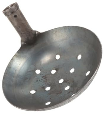 Hemobllo Pala para Cribar Lodo Metálica Grande Pala De Filtrado para Cribar Estiércol Herramienta De Limpieza para Lodo Jardín o Granja