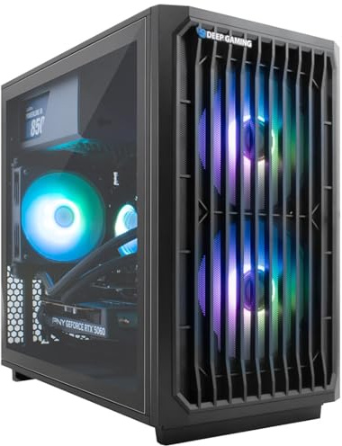 DeepGaming PC Gaming AMD Ryzen 7 8700G 8 x 5,1ghz/Nvidia RTX 5060 8GB/32GB RAM DDR5 4800mhz/1TB SSD M.2 + 2TB HDD/Windows 11 Pro