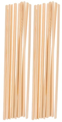 Alipis 20 Pièces Bandes Bois Triangulaires Équilatérales pour Moulures Angle Décoration de Fenêtres et Encadrements Bois Brut pour Travaux Manuels DIY