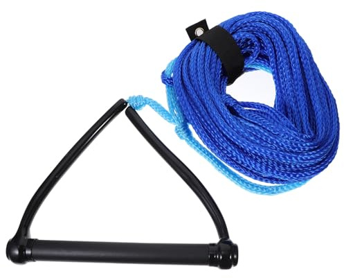 SWETRACE Schwarzes Wasserskiseil aus Nylon mit UV und Hoher Abriebfestigkeit 1 Stück Schleppseil für Wakeboard und Kneeboard Beim Bootfahren Zufällige Farbe