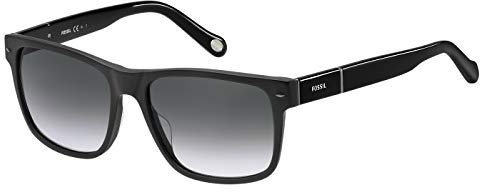 Fossil Unisex-Erwachsene FOS 2050/S Sonnenbrille, Mehrfarbig (MTBLK SHN), 55