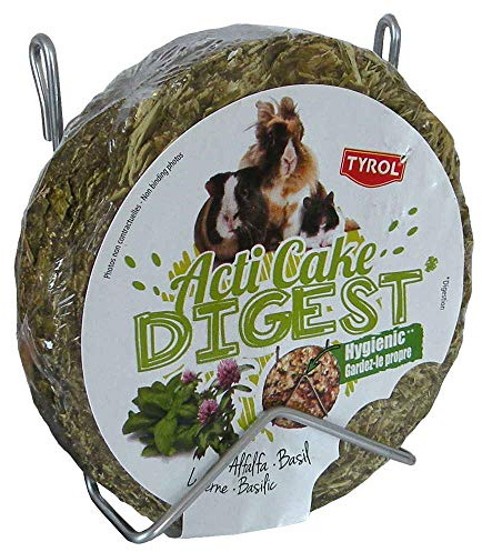 Tyrol Acti'Cake Digest Hög i Fiber/Digestion/Cage Support Komprimerad Alfalfa/Basil Snack 100g