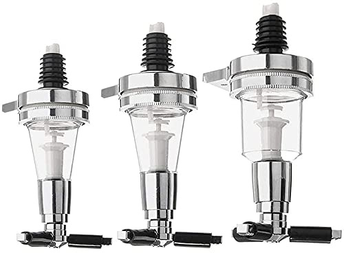 TOOLSTAR Beaumont, dispenser per liquori da bar, da parete, per vino, alcool, liquori, shot (25/35/45 ml, 3 pezzi)