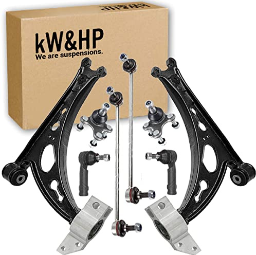 kW&HP COPPIA BRACCI BRACCETTI TRAPEZI OSCILLANTI + COPPIA BIELLETTE + TESTINE STERZO ANTERIORI DX/SX (BRA401CKW)