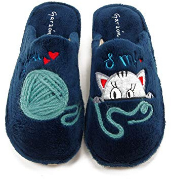 GARZON - Zapatilla CASA 6086-38 para: Mujer Color: Azul Marino Talla: 38