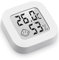 Mini Thermomètre Hygromètre Intérieur Digital à Haute Précision, Moniteur de Température et Humidimètre, Thermo Hygromètre Indicateur du Niveau de Confort