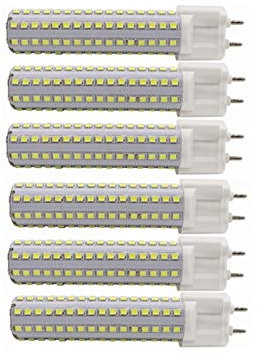 Lampadine 6Pack 15W G12 LED Lampadine, G12 Base Alogena Flood 150W Sostituzione Corn Light Bulb 360 ° Lampada Flood for Street Garage Paesaggio Warehouse Factory AC85-265V GUIDATO Bulbi