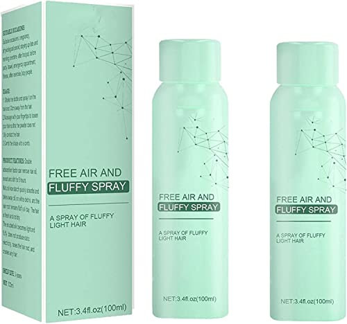 2023 - Nuevo spray voluminizador para el cabello, tratamiento capilar para cabello graso, spray para cabello seco sin enjuague, aceite perezoso para el cabello esponjoso, volumen de larga duración y