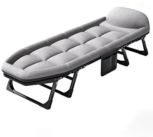 Gästebett Klappbett Klappbar Mit Klappmatratze, Reisebett Erwachsene Metallbett Für Schlafzimmer, Schlafsessel Campingbett Einzelbett Einzelbett Ausziehbett, Belastung 200KG ( Size : 190x65x40cm )