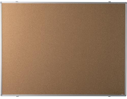 eurokraft | Pinnwand | eloxierter Alu-Rahmen | Naturkork | BxH 150x100 cm