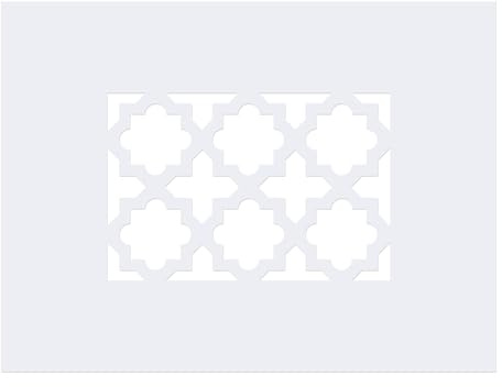 PATIKIL Cubierta de Rejilla de Ventilación para Abertura de Conducto de 5.5x3.5 Vidrio Acrílico (PMMA) Cubierta Decorativa de Agujero de Pared y Techo para Hogar Ventilación