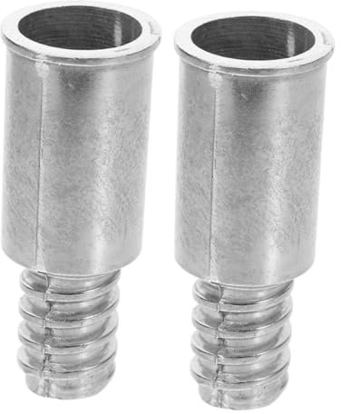 ULTECHNOVO 1 Satz Gewindekopf Aus Aluminiumlegierung Griffspitzen Mit Gewinde Besengewindeadapter Tipps Für Teleskopstangen Tipps Zum Griff Tipp Zur Besenreparatur Silver 2st