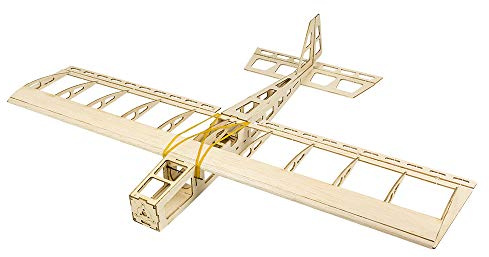 Quolefly Balsaholz-Modellflugzeug – R03 STICK-06 RC Flugzeug 580 mm Spannweite, lasergeschnittenes, unmontiertes Modellflugzeug für Anfänger (nur Kit, nicht inklusive elektronischer Teile)
