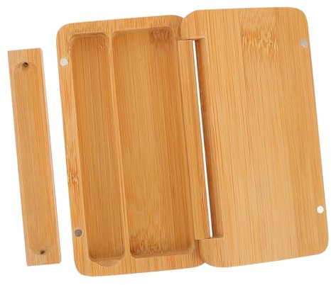 GLEAVI Caja Portátil para Incienso de Sándalo Contenedor Simple y Útil para Almacenamiento de Varillas Diseño Resistente y Práctico para Uso Interiores y Exteriores