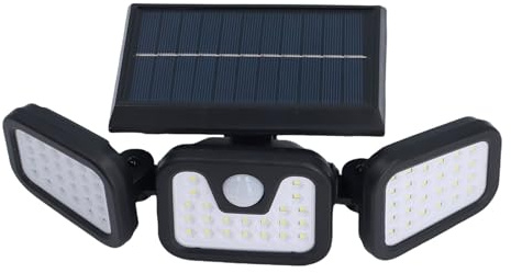 Cryfokt Luce a Parete Solare, Luce Murale Riconoscimento Umano di 74 Perle per Piscina per Cortile Giardino